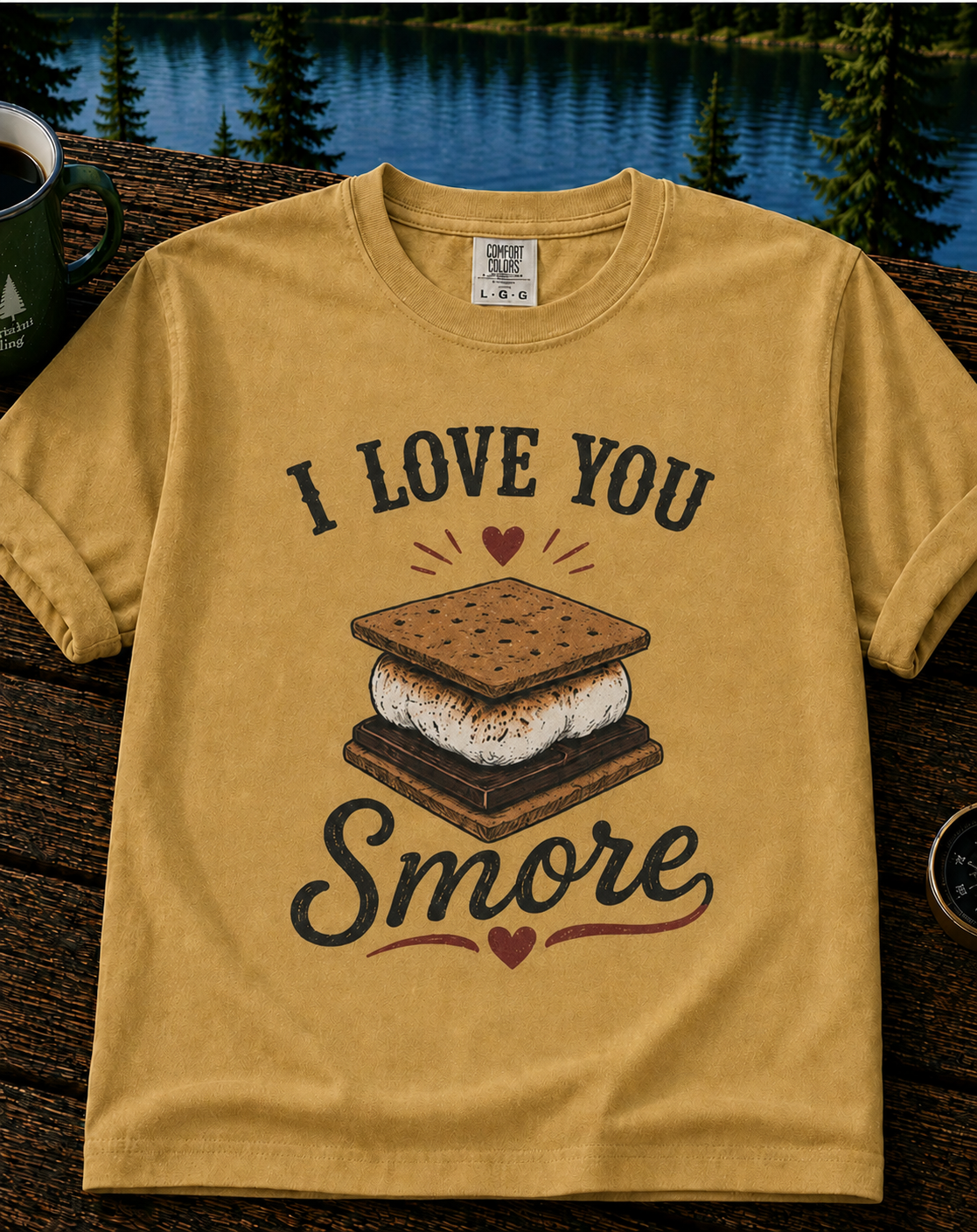 I Love You S'more T-Shirt — Cute Campfire S'more Graphic Tee
