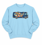 Retro Patchwork Camper Sweatshirt