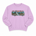 Vintage Adventure Van Sweatshirt — Retro Camper Crewneck