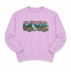 Vintage Adventure Van Sweatshirt — Retro Camper Crewneck