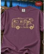 RV Camper T-Shirt — Vintage Motorhome Graphic Tee for RV Lovers