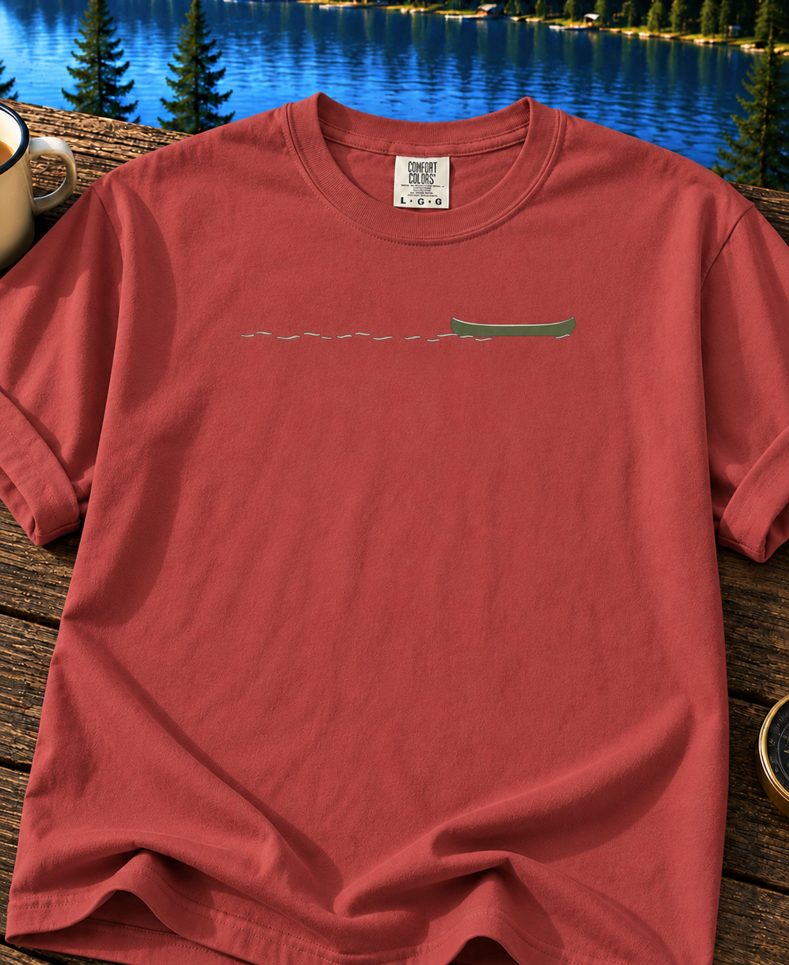 Teal Garment-Dyed T-Shirt