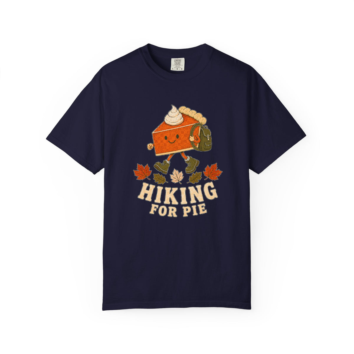 Hiking For Pie T-Shirt — Cute Autumn Hiking Pie Graphic Tee