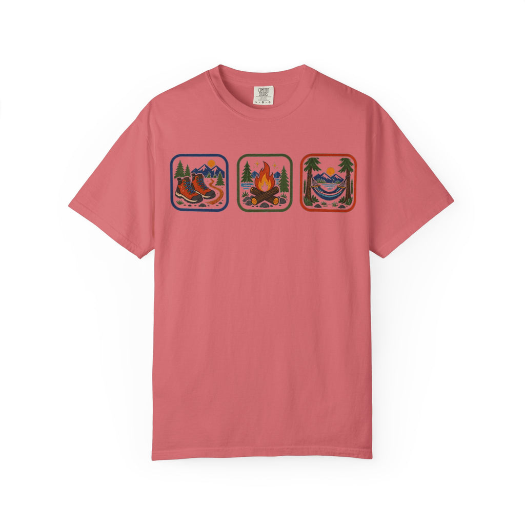 Vintage Camping Icons T-Shirt