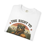 T-Shirt — "The Right to Bare Arms" Bear Graphic Tee