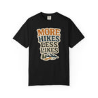 More Hikes Less Likes T-Shirt — Retro Outdoor Hiking Tee
