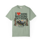 I  Doing Nothing Outside T-Shirt — Relaxed Bear Outdoors Graphic Tee