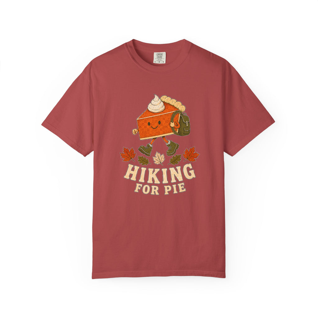 Hiking For Pie T-Shirt — Cute Autumn Hiking Pie Graphic Tee