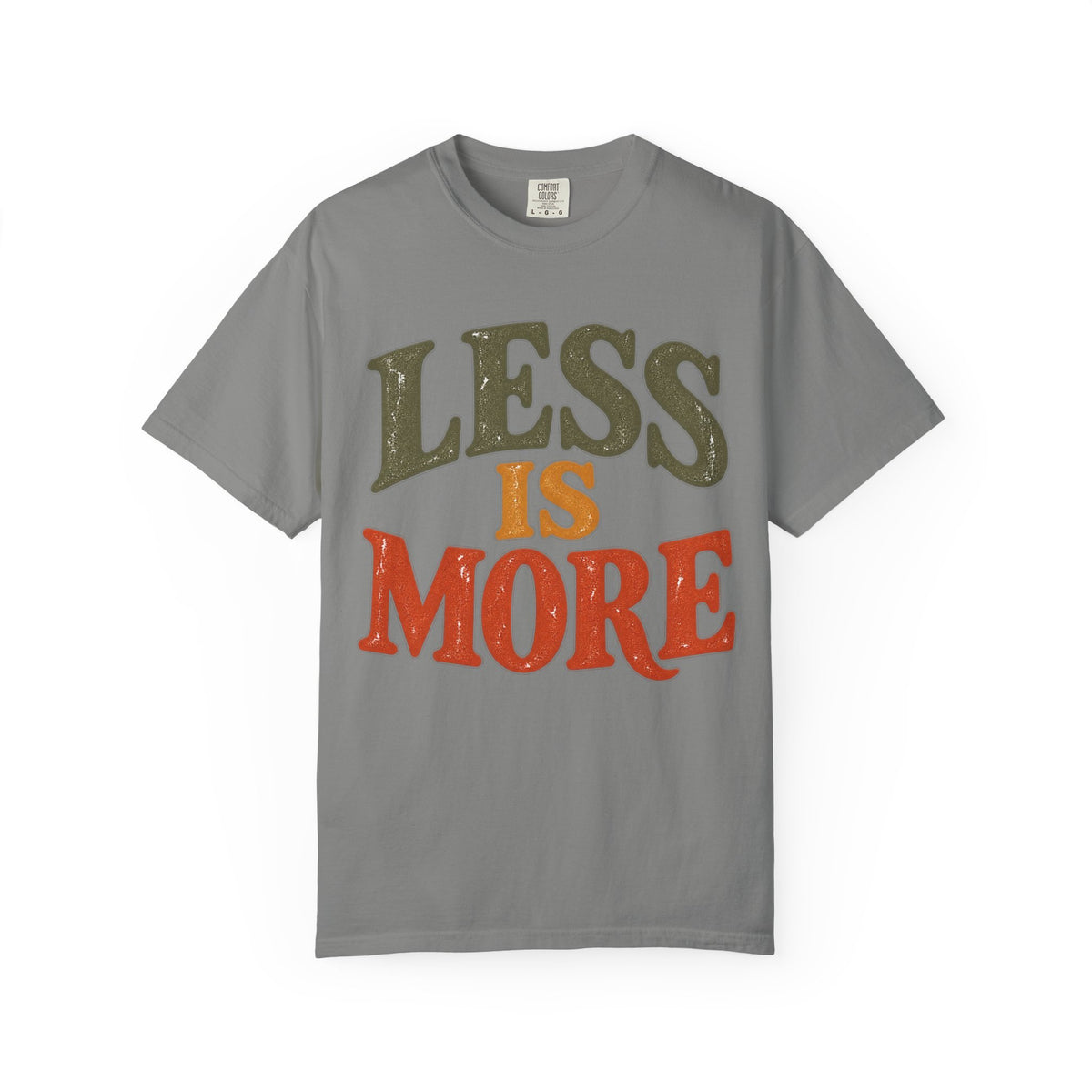 LESS IS MORE Vintage-Style Graphic T-Shirt