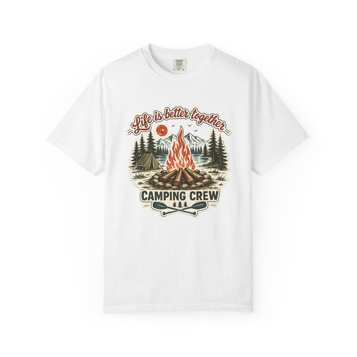 Camping Over Adulting T-Shirt — Funny Outdoor Camping Tee for Campers & Adventurers