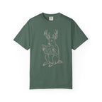 Deer Reading Graphic T-Shirt