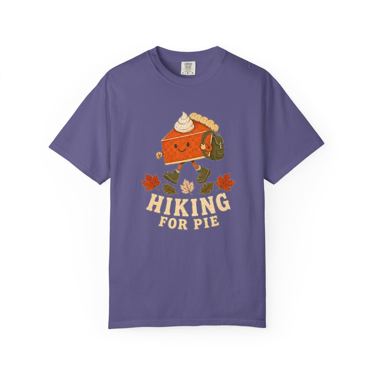 Hiking For Pie T-Shirt — Cute Autumn Hiking Pie Graphic Tee