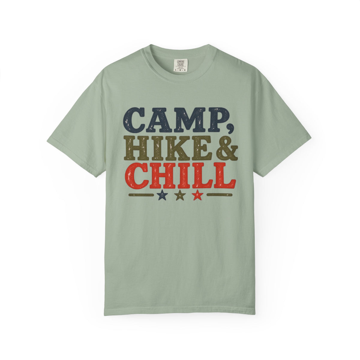 Camp, Hike & Chill Graphic T-Shirt