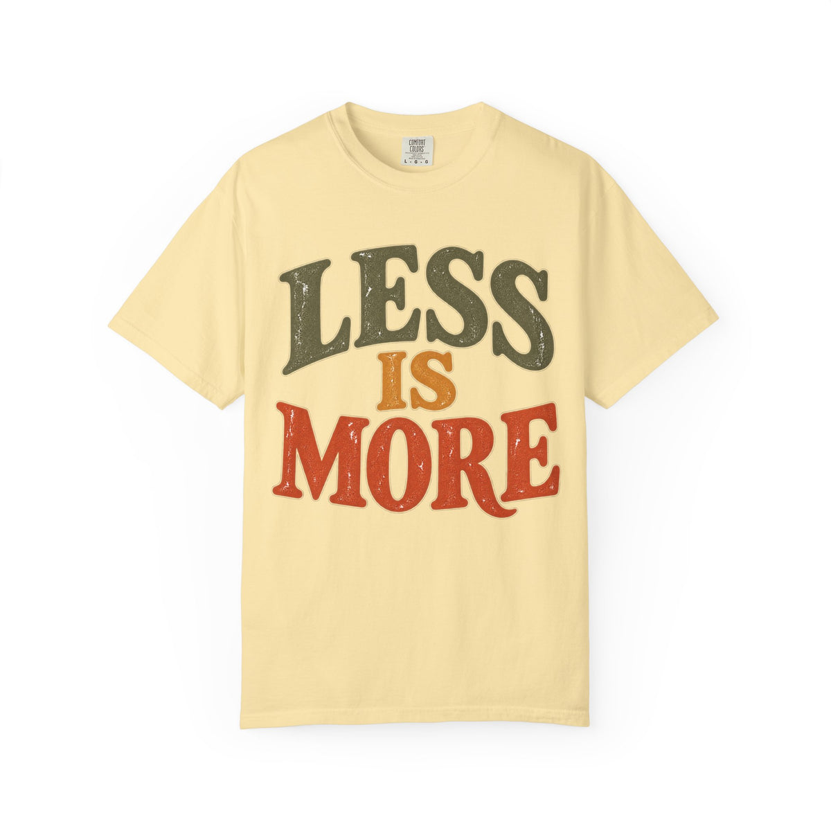 LESS IS MORE Vintage-Style Graphic T-Shirt