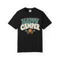 Happy Camper T-Shirt — Retro Campfire Graphic Tee