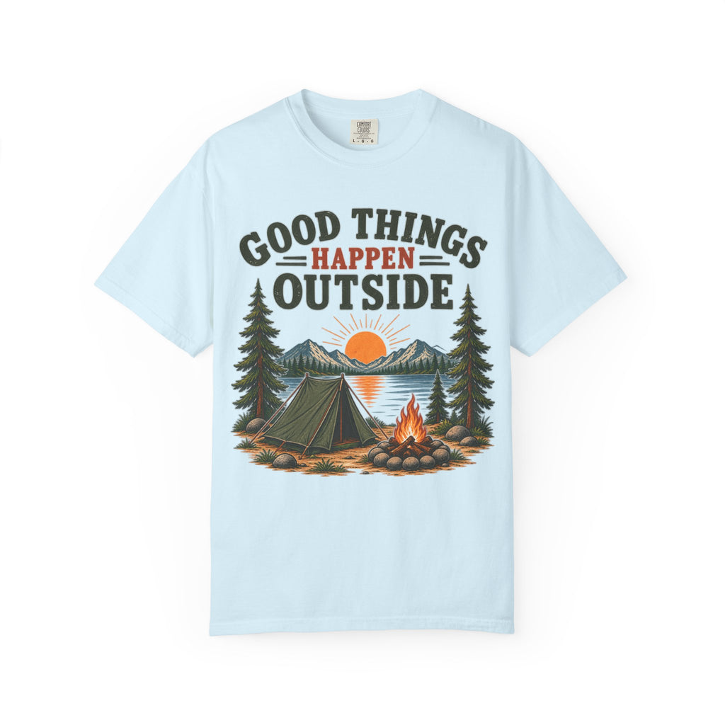 Good Things Happen Outside Camping T-Shirt