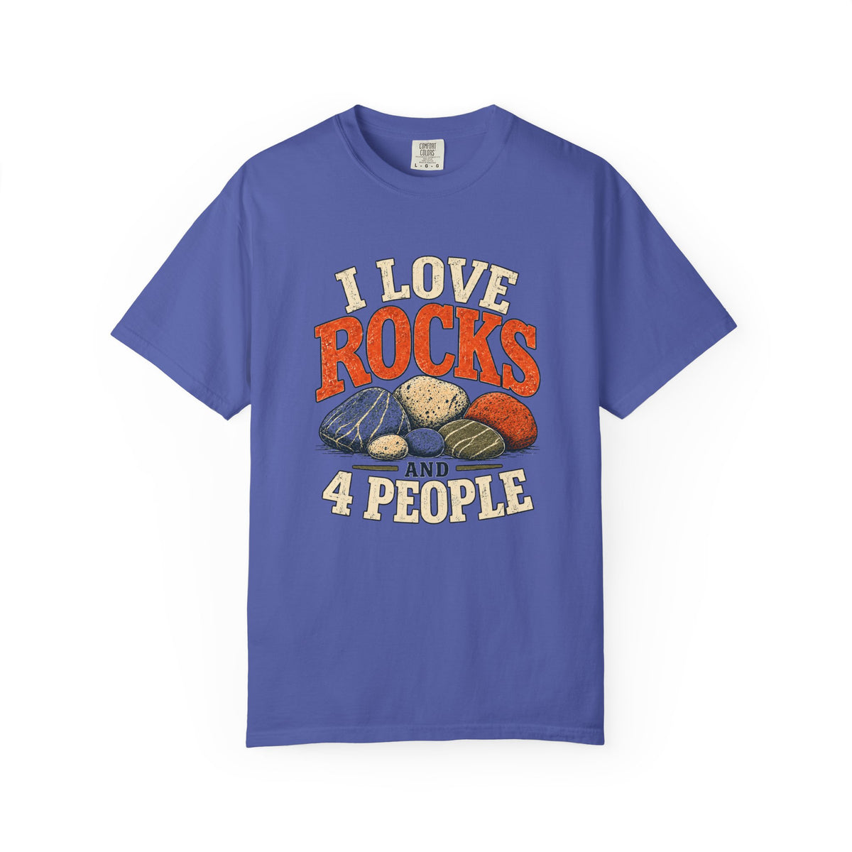 I Love Rocks and 4 People T-Shirt