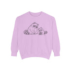 Raccoon Family Garment-Dyed Sweatshirt