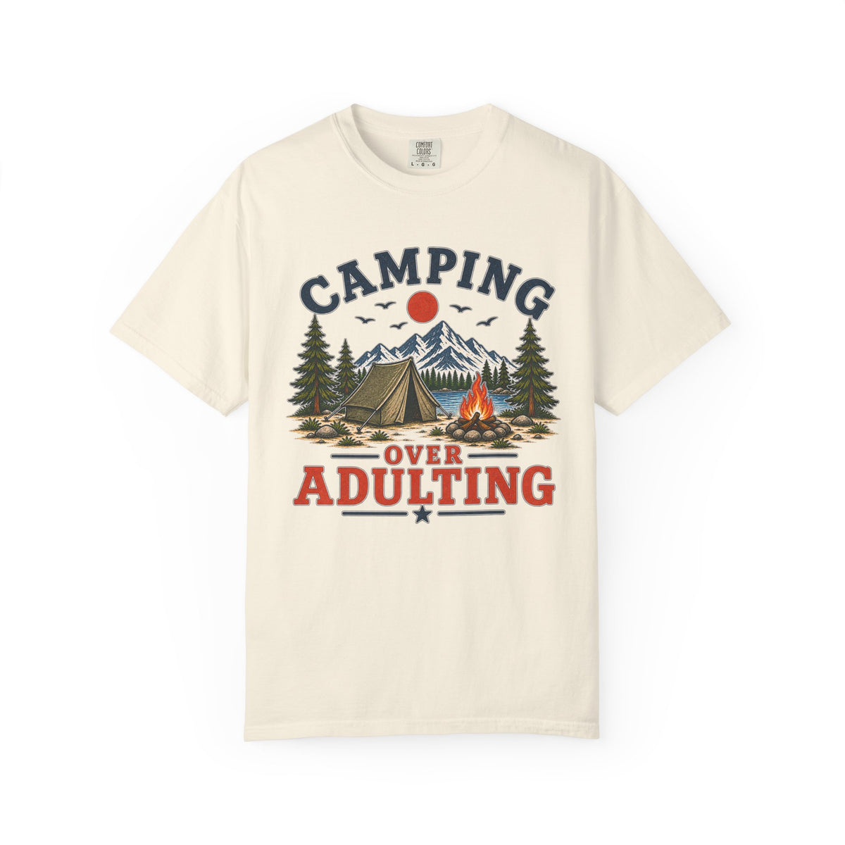 Camping Over Adulting T-Shirt