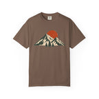 Sunset Mountain T-Shirt — Vintage Mountain & Trees Graphic Tee