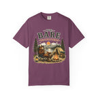 Camping Bear Graphic T-Shirt — “The Bare Outfitters” Outdoor Campfire Tee