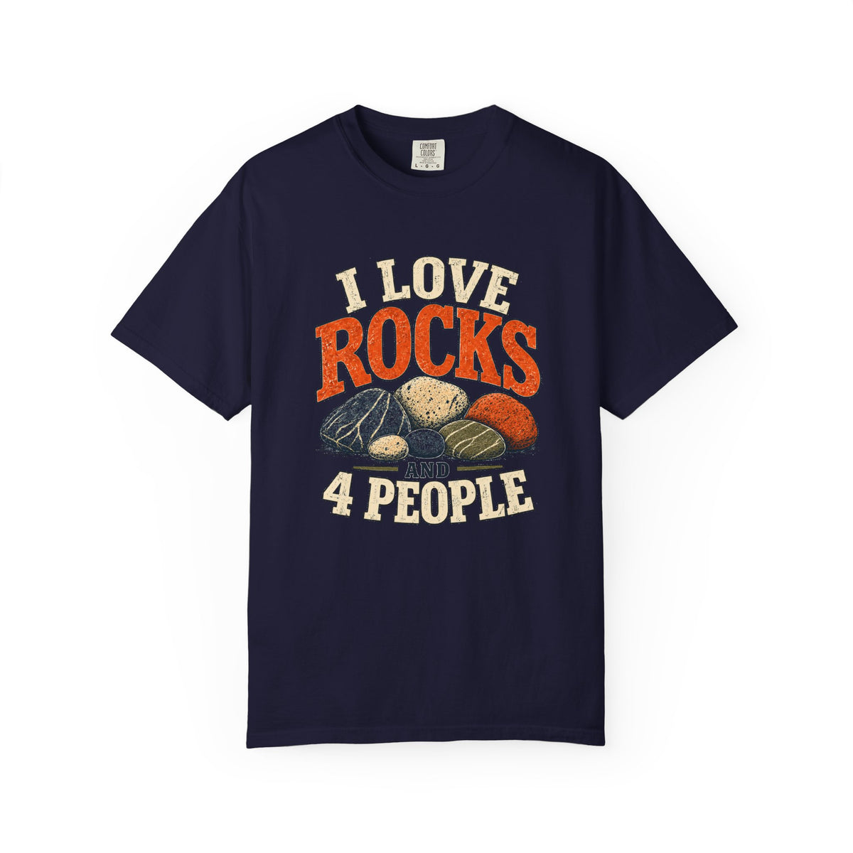 I Love Rocks and 4 People T-Shirt