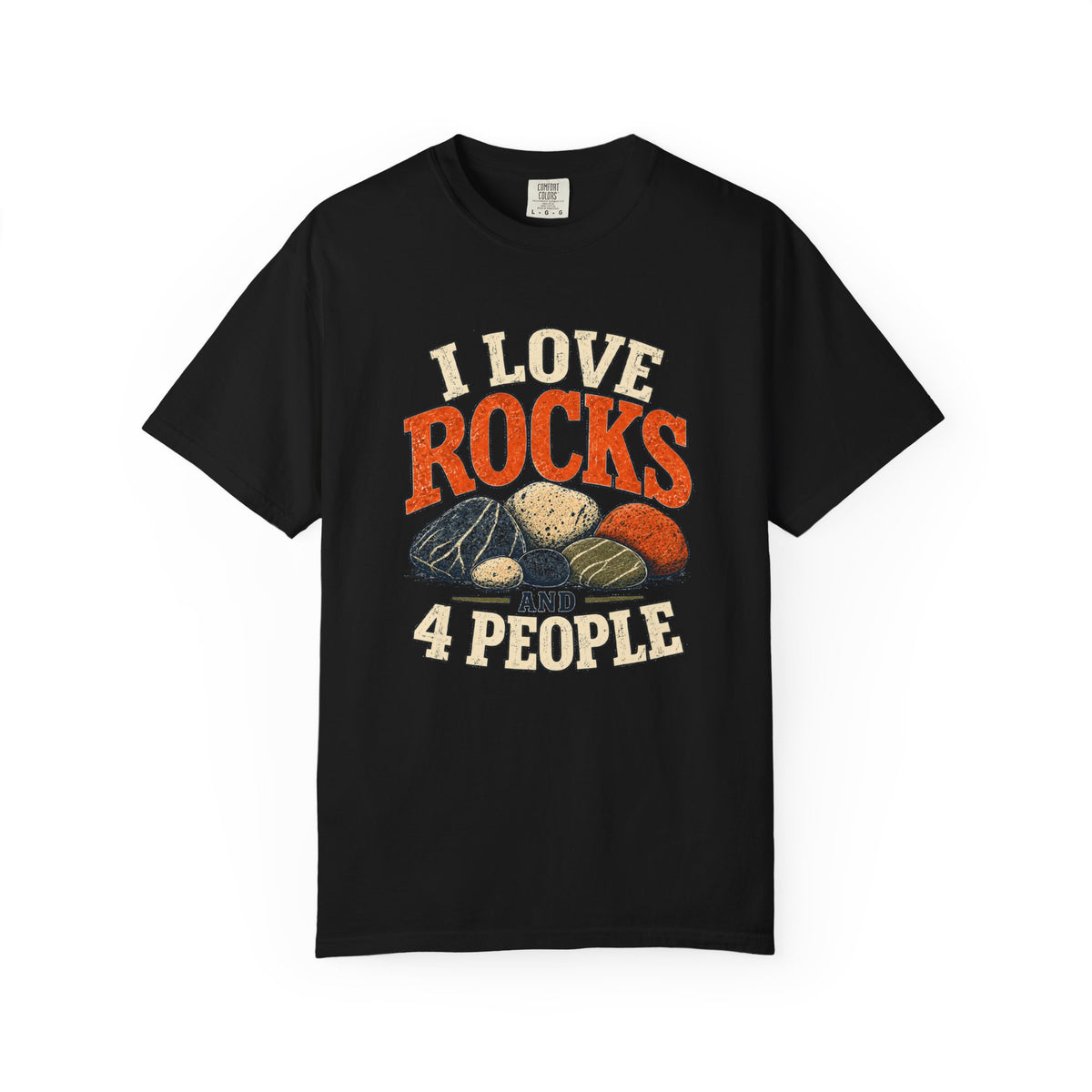 I Love Rocks and 4 People T-Shirt