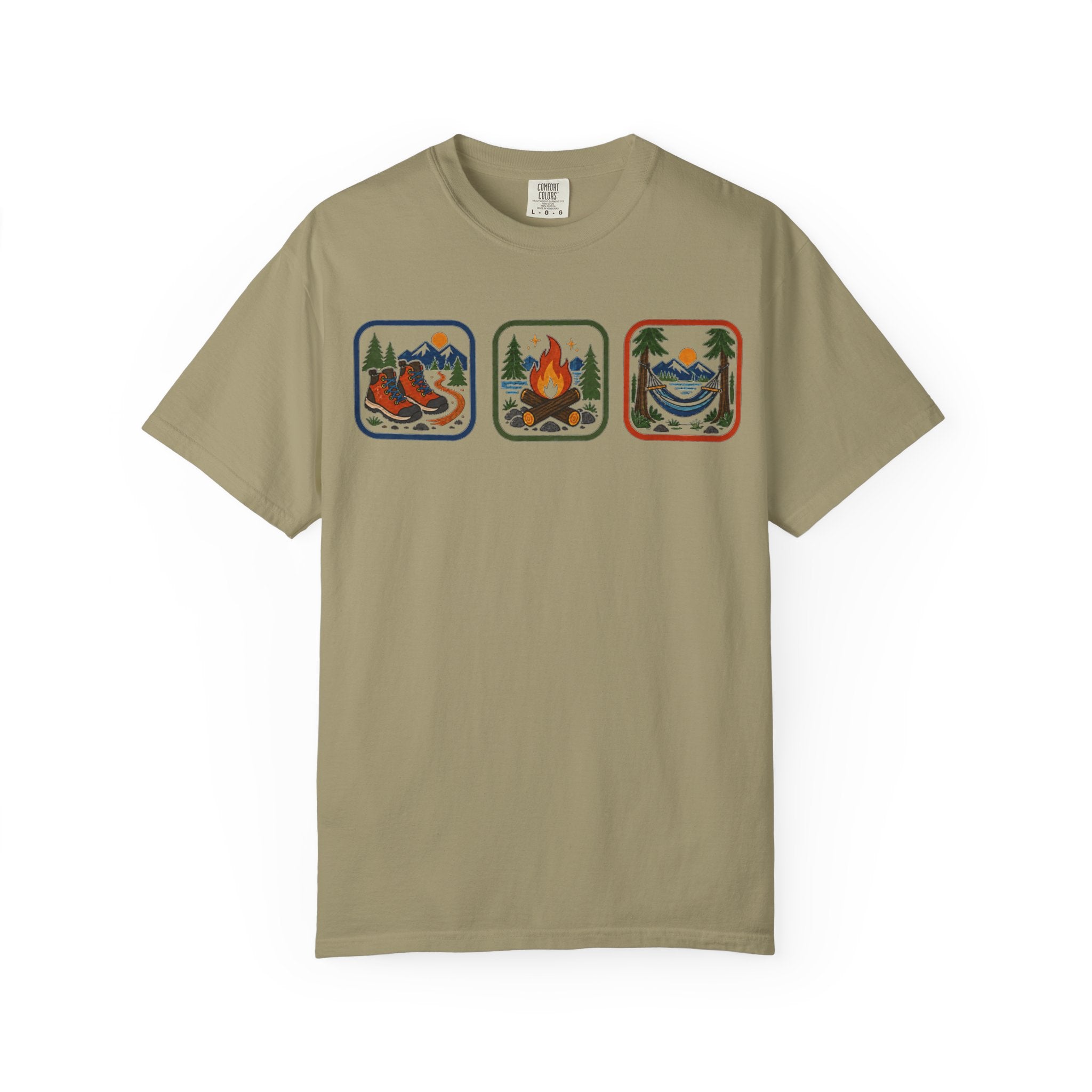 Vintage Camping Icons T-Shirt