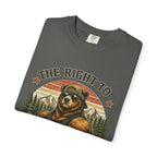 T-Shirt — "The Right to Bare Arms" Bear Graphic Tee