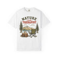 Nature Is My Therapist T-Shirt — Camping Outdoors Graphic Tee