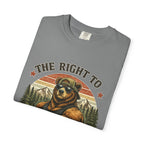 T-Shirt — "The Right to Bare Arms" Bear Graphic Tee