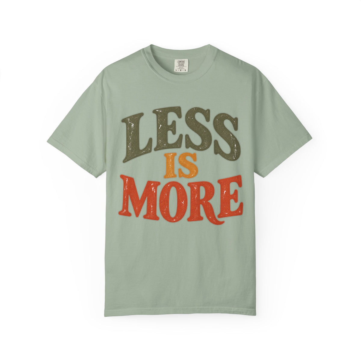 LESS IS MORE Vintage-Style Graphic T-Shirt