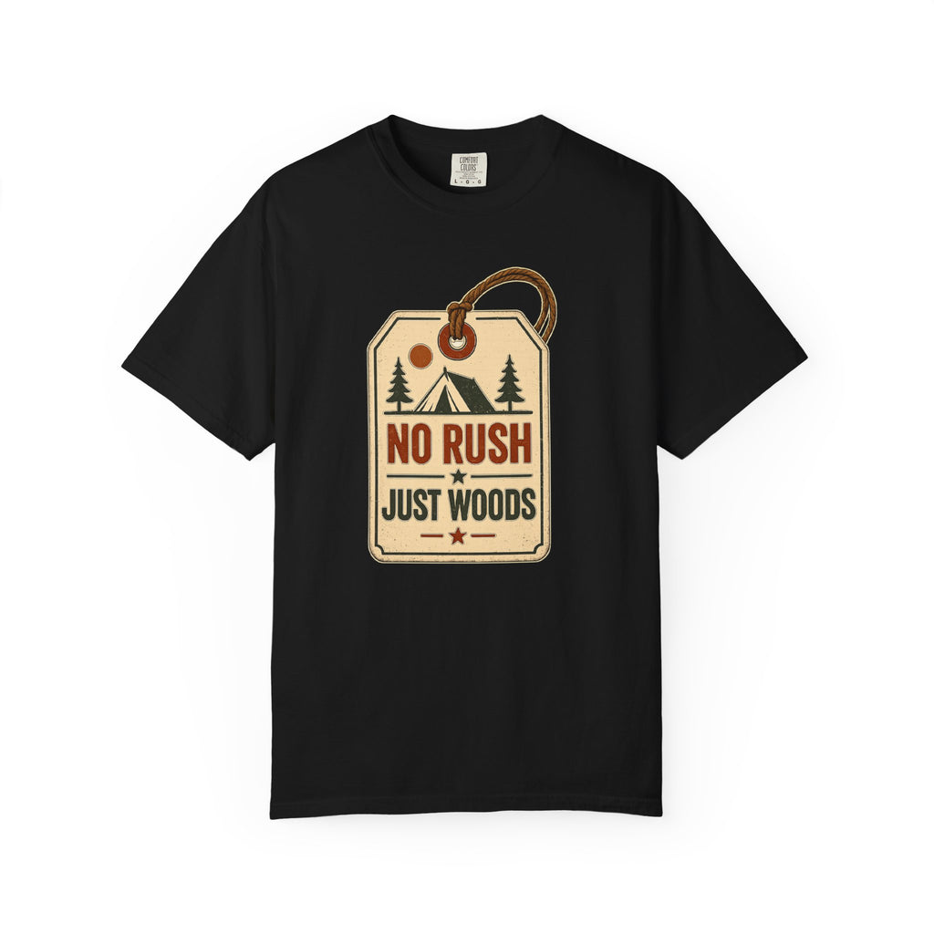 Booked Solid Since Tuesday T-Shirt — Camping Tag Graphic Tee