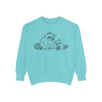 Raccoon Family Garment-Dyed Sweatshirt