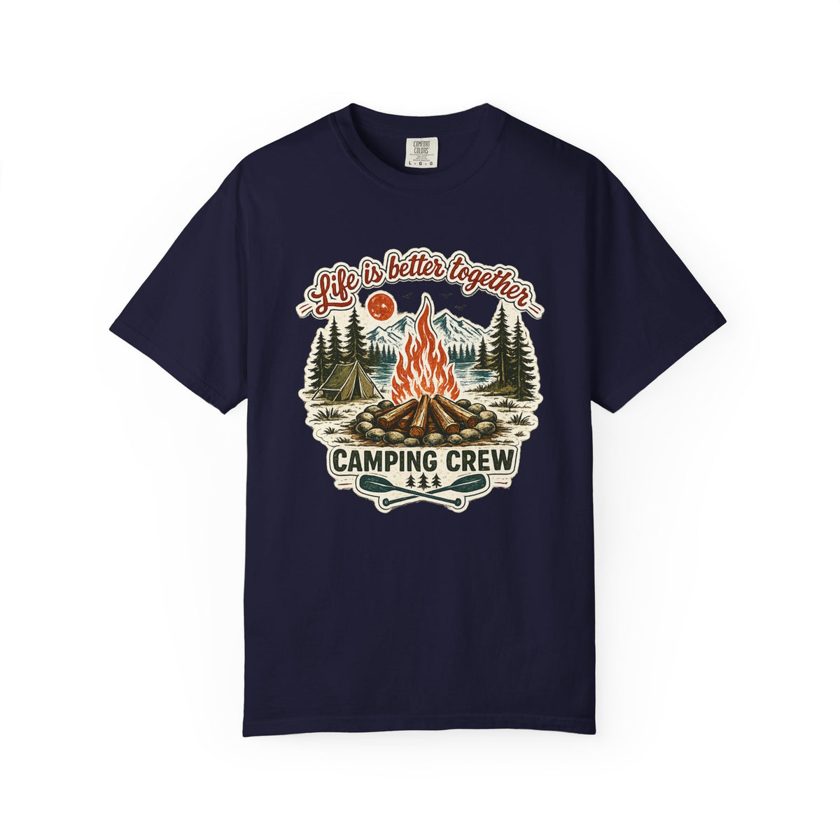 Camping Over Adulting T-Shirt — Funny Outdoor Camping Tee for Campers & Adventurers