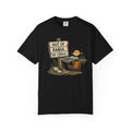 Camping T-Shirt — "Out of Range by Choice" Outdoor Relaxing Graphic Tee