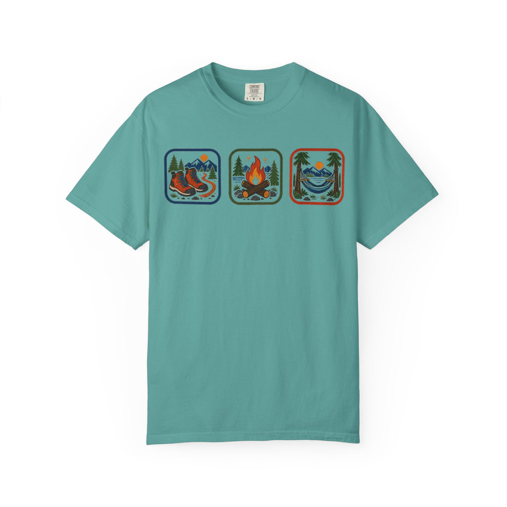 Vintage Camping Icons T-Shirt