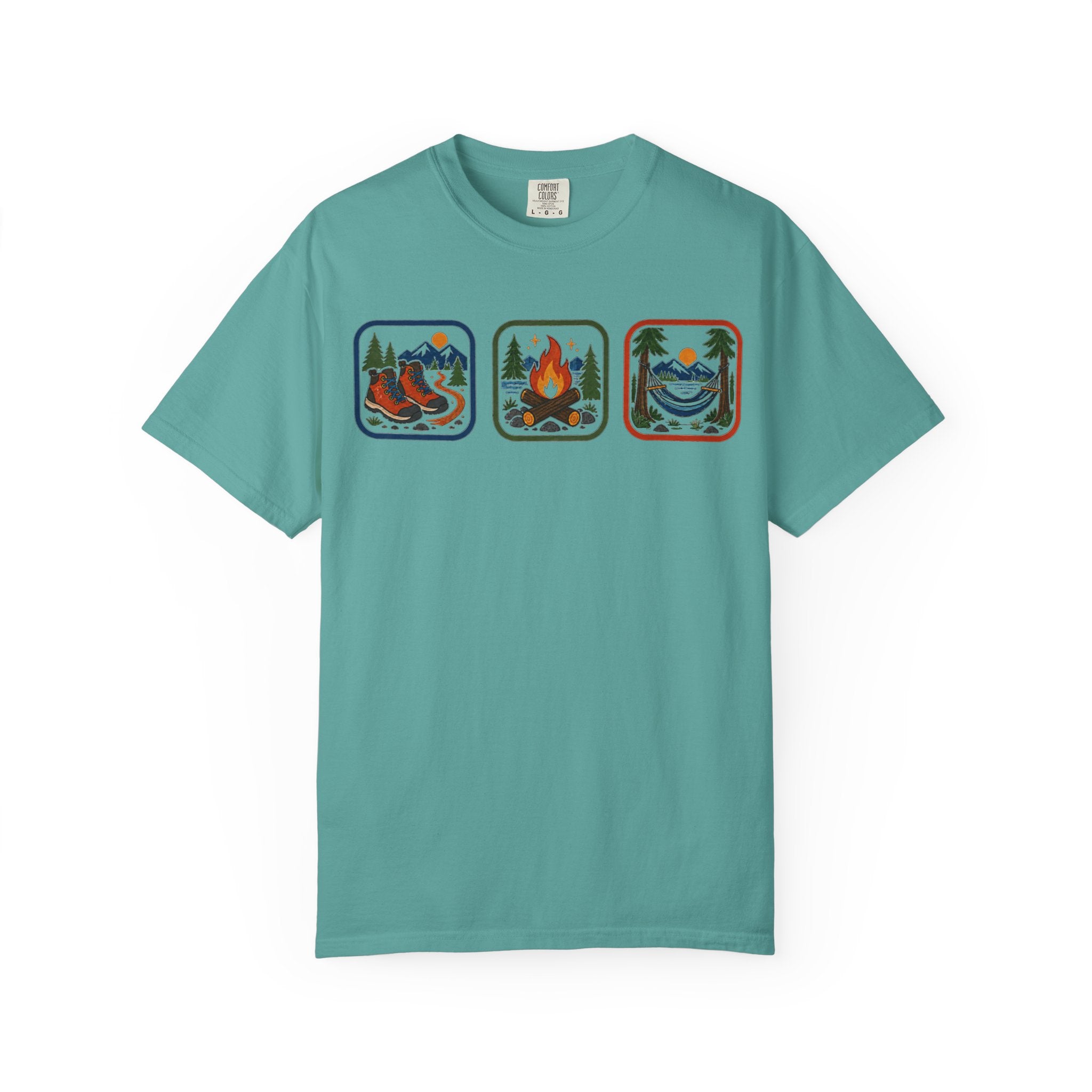 Vintage Camping Icons T-Shirt