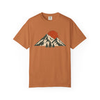 Sunset Mountain T-Shirt — Vintage Mountain & Trees Graphic Tee