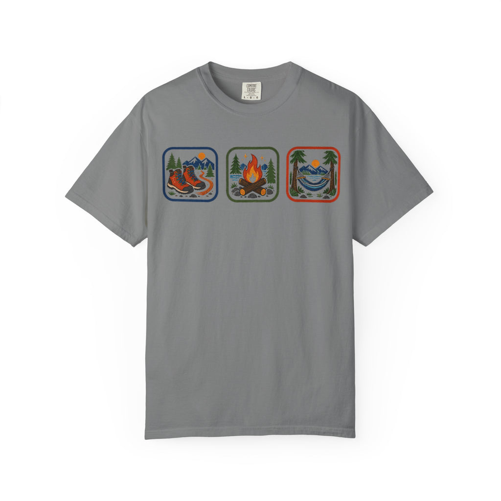 Vintage Camping Icons T-Shirt