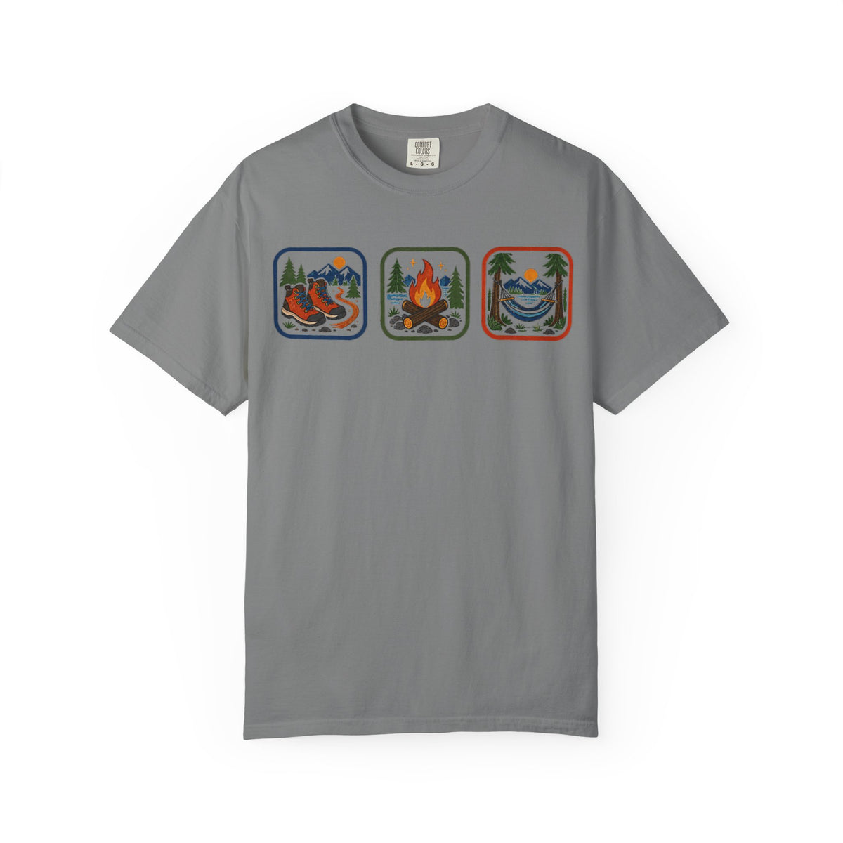 Vintage Camping Icons T-Shirt