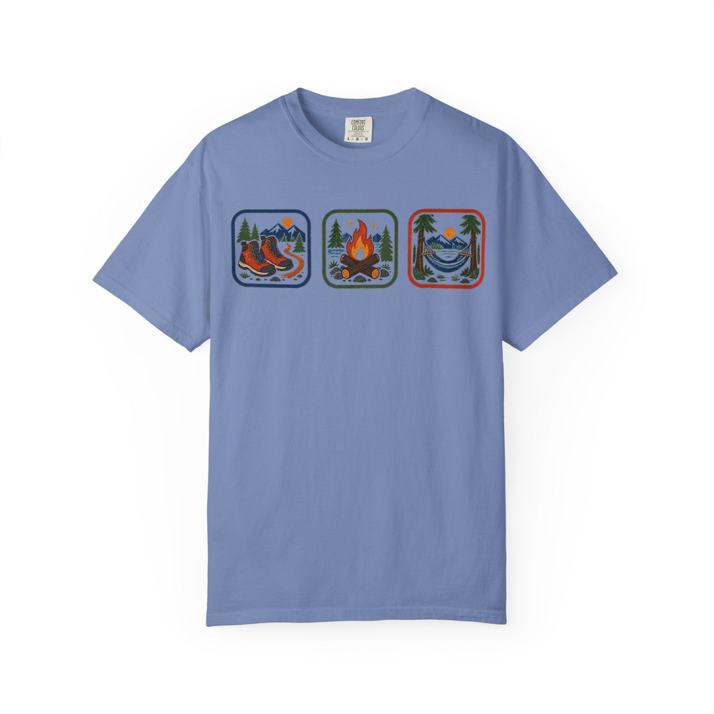 Vintage Camping Icons T-Shirt