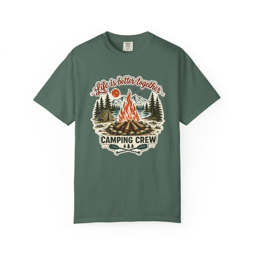 Camping Over Adulting T-Shirt — Funny Outdoor Camping Tee for Campers & Adventurers