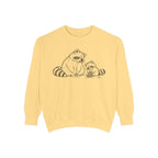 Raccoon Family Garment-Dyed Sweatshirt
