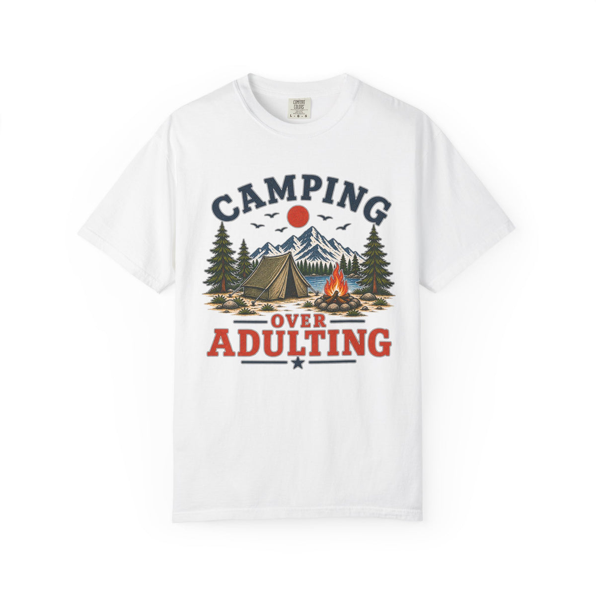 Camping Over Adulting T-Shirt