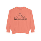 Raccoon Family Garment-Dyed Sweatshirt