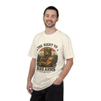 T-Shirt — "The Right to Bare Arms" Bear Graphic Tee