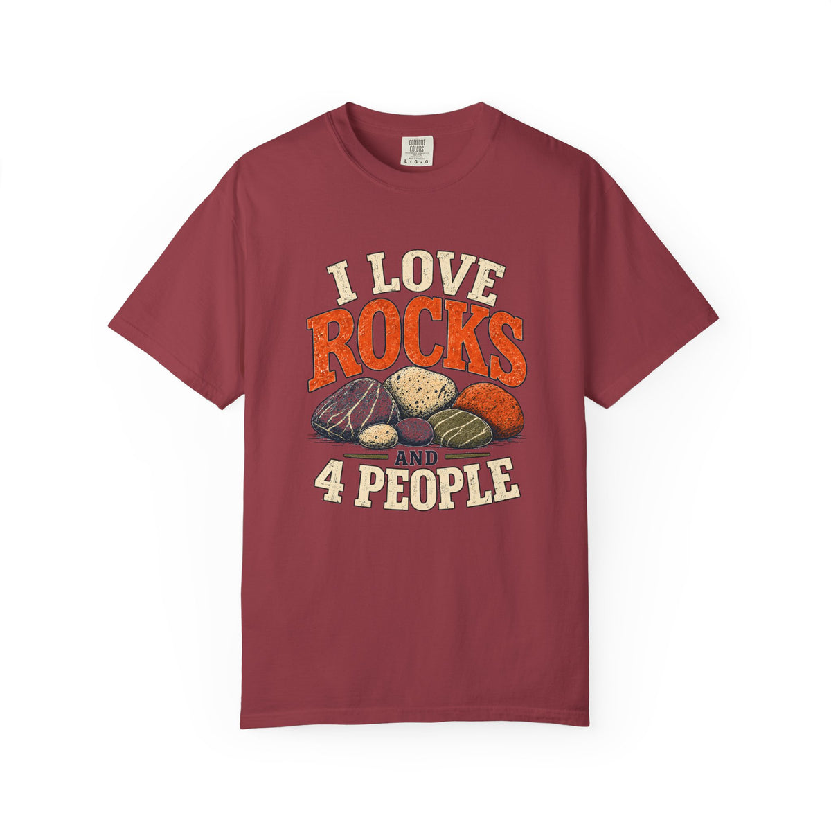 I Love Rocks and 4 People T-Shirt