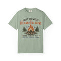 Campfire T-Shirt — "Meet Me Where the Campfire Glows" Coffee & Friends Graphic