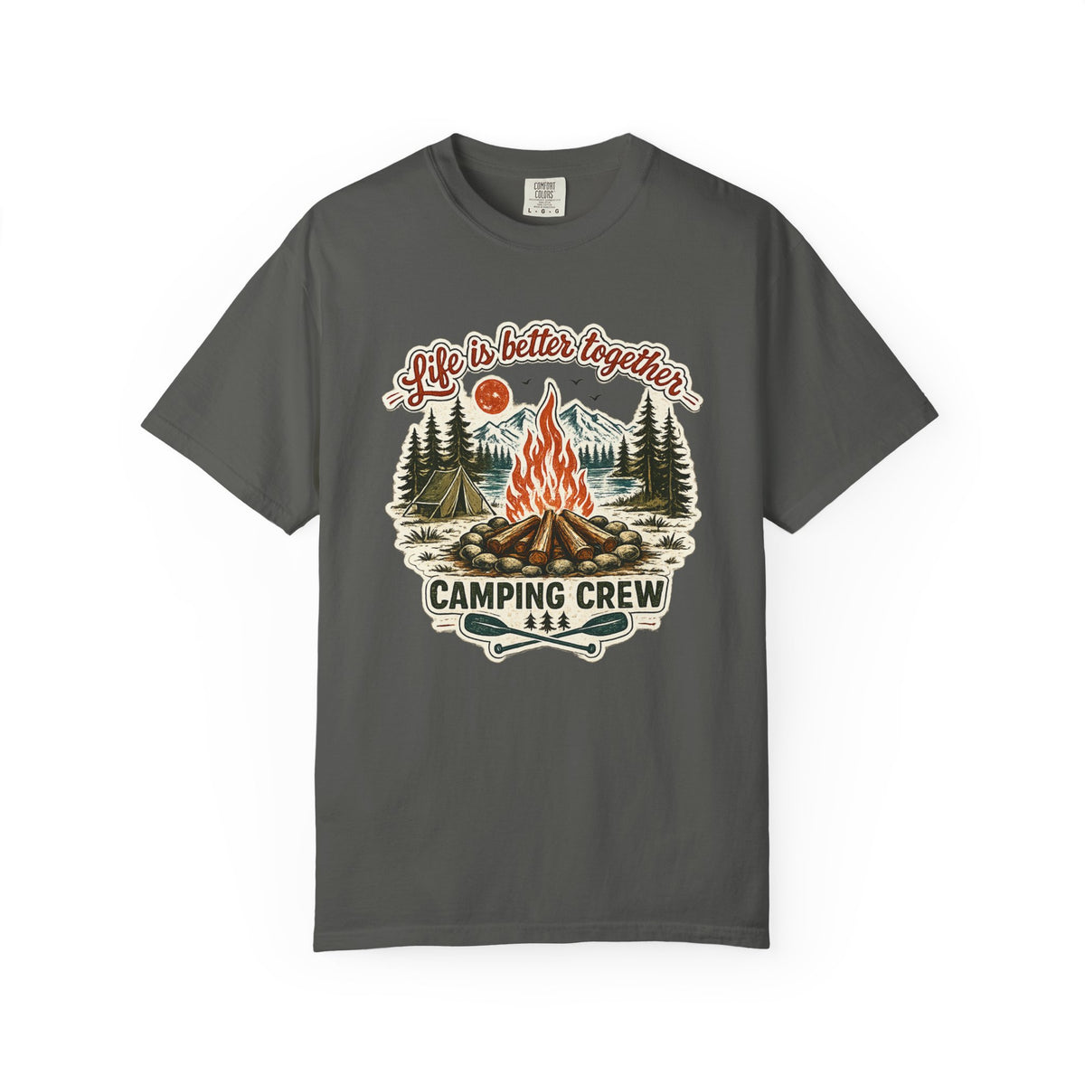 Camping Over Adulting T-Shirt — Funny Outdoor Camping Tee for Campers & Adventurers